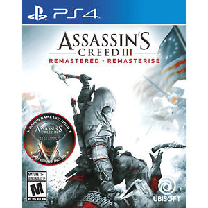 Assassin's Creed III: Remastered PS4 [Factory Refurbished]