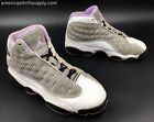 Nike Jordan 13 Retro GS 'Houndstooth' White/Grey/Purple Sneakers - Sz 5Y (+COA)