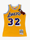 Mitchell & Ness Authentic Magic Johnson LA Lakers Gold 1984-85 Jersey NWT