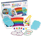 Learning Resources Rainbow Sorting Set,37 Pieces, Ages 3+, fine Motor Skills, So