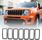 Grille Inserts Grill Cover Trim Kit for 2019-2022 Jeep Renegade BU, Black (For: Jeepster)
