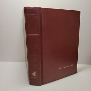 Vtg Holy Bible: PTL Parallel Edition ~ KJV & Living Bible (1983, Bonded Leather)