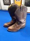 CHIPPEWA APACHE OILED BROWN LEATHER R TOE WELLINGTON WORK BOOTS  MEN'S  10.5