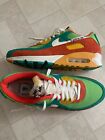 mens NIKE air max 90 size 12 slightly used orange brown awesome colorway