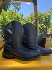 Ariat Boots Mens 12 D Rambler Boots Black Leather Western Soft Toe Work Square