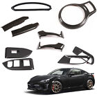 10pcs ABS Carbon Fiber Interior Dash Trim Cover Set Fits GT86 BRZ FR-S 2012-2020 (For: Scion FR-S)