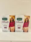 New ListingLot Of 2 Depend Silhouette Medium Adult Incontinence Disposable Underwear