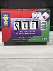 SET Card Game of Visual Perception - Pattern Color Shape Family Group New Sealed