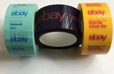 3 Set Lot Official EBAY Branded Package Tape Yellow Teal Purple  2