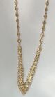 Gorgeous 22K Gold Specialty Link Vintage Necklace, 13.8g
