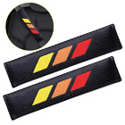 2X For Toyota Accessories Yellow Embroidered Soft Safety Seat Belt Shoulder Pad (For: 2011 Toyota Tundra)