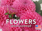 Flowers Beautiful Pink 2024 Wall Calendar
