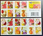 Mint US Botanical Art Flower Booklet of 20 Forever Stamps Scott# 5042-5051 (MNH)