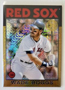 New Listing2021 Topps Series 1 WADE BOGGS 1986 CHROME (SILVER PACK) GOLD #47/50 REDSOX