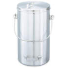 VOLLRATH 59200 Covered Ice Cream Pail,9 3/8 in Dia,SS 4NDZ6