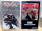 RAGE (2 Cassette Lot) - Execution Guaranteed & Perfect Man, Original US Issues