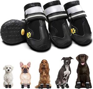 NEW Dog Boots Paw Protector for Hot Pavement Winter Snow Outdoor Walking 7 Sizes