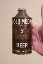 New ListingINDOOR 1940s STEGMAIER GOLD MEDAL BEER cone top (USBC #165-29) from PA - COOL !!