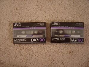 New Listing2 JVC DYNAREC DA7 90 Blank Audio Cassette Tapes NEW Japan, Sealed
