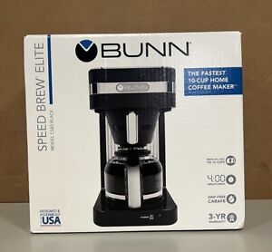 BUNN Speed Brew Elite Coffee Maker CSB2 Black,10-Cup Coffee Maker-Missing Carafe