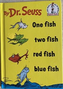 Dr. Seuss One Fish Two Fish Red Fish Blue Fish Book 1988