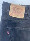 Levis 505 '99 Vintage BLACK Jeans EVERY GARMENT GUARANTEED Made in USA 36x32