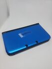 Nintendo 3DS XL Handheld System - Blue/Black, bottom screen yellowing, shipUSA