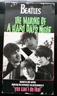 The BEATLES Making of A Hard Days Night VHS HiFi Stereo Tested Video Tape 1995