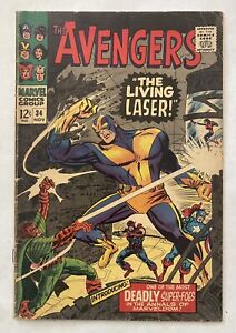 Avengers #34 1st Appearance Living Laser! Marvel 1966 VG Stan Lee / Don Heck