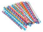 50+ PIXY SILLY STIX CANDY - SWEET & SOUR SUGAR FILLED STRAWS - ASSORTED FLAVORS