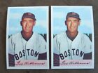 2 1989 Bowman Ted Williams 1954 Insert Baseball Cards NM! Rare Red Sox