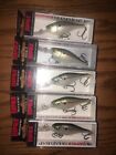 RAPALA SHAD RAP RS 05's---5 SHAD COLORED FISHING LURES