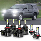 For 2003 2004 2005 Toyota 4Runner - 6X LED Headlight Hi-Lo + Fog Light Bulbs Kit (For: 2005 Toyota 4Runner)