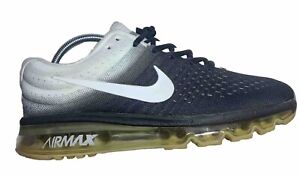 Nike Air Max 2017 Womens Size 8.5 849560-001 Running Shoes Black And White