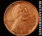 1927-D Lincoln Wheat Cent - Scarce  Almost Uncirculated  Semi-key  #T9808