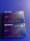 Sony Blank Cassette Tape 90 Minutes HiFi Normal Bias Type 2 Pack New SEALED