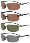 Serengeti Lupton Small Polarized Men's Rimless Wrap Sunglasses - SS55200 - Italy