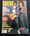 Guitar Magazine Jan 1987 Neil Schon ,Vivian Campbell w/ Heart Poster Intact