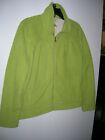 AU Lieu Green Full Zip Fleece Jacket Women's-Women Winter Coat Size Large-L
