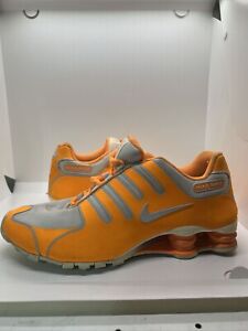 Rare Nike Women’s Shox NZ Hyper Neon Orange Running Shoes 580574-800 Size 10