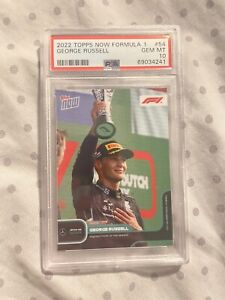 69034241 George Russell 2022 Topps Now Formula 1 F1 #54 PSA 10