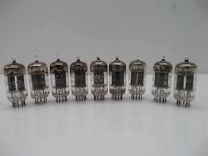 Lot Of 9 Tung-Sol 5687 Electron Tubes