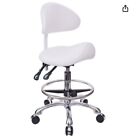 Spa Salon Stool Saddle Stool Adjustable Height Swivel Lift Rolling Barber Chair