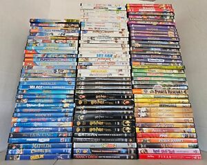 Wholesale Lot 100+ DVDs Kids & Family Children's Baby Pixar Disney Dora Potter