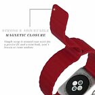 Magnetic Leather Loop Strap Apple Watch Band Series 9 SE 7 6 5 4 2 40 3 8 42 44m