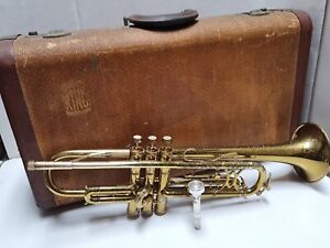 KING LIBERTY by H.N.WHITE CO. Bb TRUMPET WITH CASE, ORIGINAL FINISH CIRCA (1946)