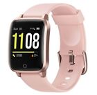 Letsfit Bluetooth Smart Watch Heart Rate Men Women Fitness Tracker Android iOS