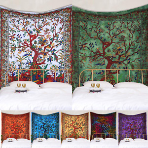 Wall Hanging Tapestry Tree of Life Home Decor Bedspread Hippie Boho Tapestries