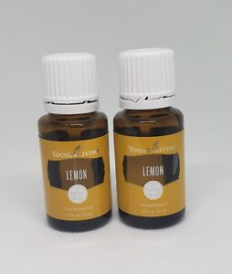 Young Living Essential Oil - LEMON - LOT OF TWO - New and Sealed, 15ml each