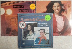 New ListingLoretta Lynn and Conway Twitty Vinyl record lot -SEALED-